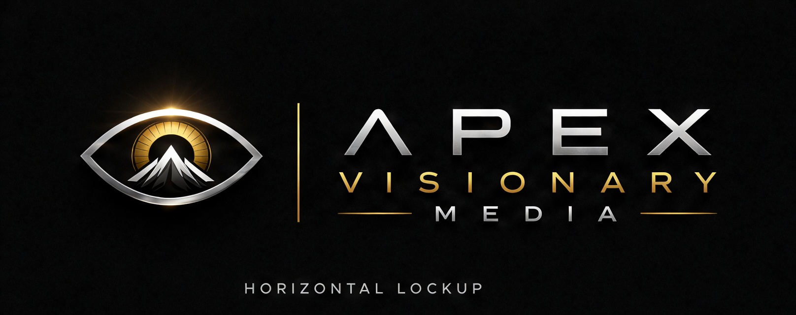 Apex Visionary Media horizontal lockup